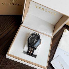 Versace Medusa Heads 43mm Dial Watch For Men Black