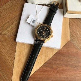 Versace Verg Series 43mm Dial Multifunctional Watch For Men Black
