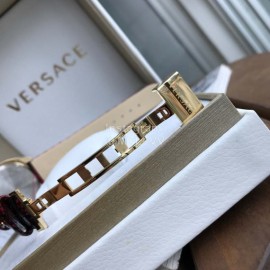 Versace Shadov Printed Rivet Strap Watch