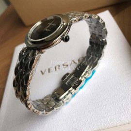 Versace Vebm Series Sapphire Glass 32mm Dial Watch For Women Silver