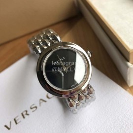 Versace Vebm Series Sapphire Glass 32mm Dial Watch For Women Silver