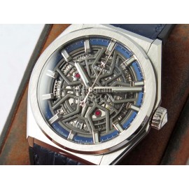 Zenith Defy Classic Hollowed Out Watch Navy