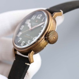 Zenith 45mm Green Dial Soft Strap Luminous Watch