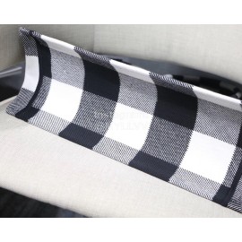 DIOR BOOK TOTE Black White Lattice Oblique Embroidery Canvas Bag Large