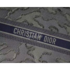 DIOR BOOK TOTE Camouflage Green Oblique Embroidery Canvas Bag Large