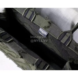 DIOR BOOK TOTE Camouflage Green Oblique Embroidery Canvas Bag Large