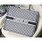 DIOR BOOK TOTE Houndstooth White Oblique Embroidery Canvas Bag Large