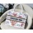 DIOR BOOK TOTE Garden Series White M1286 Oblique Embroidery Canvas Bag Small
