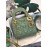 DIOR Patent Cannage Calfskin Mini Lady Dior Bag Avocado Green
