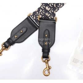 DIOR Oblique Jacquard Shoulder Strap Blue