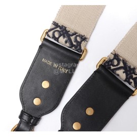 DIOR Oblique Jacquard Shoulder Strap Blue