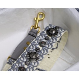 DIOR Oblique Jacquard Shoulder Strap Grey