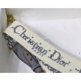 DIOR Oblique Jacquard Shoulder Strap Grey