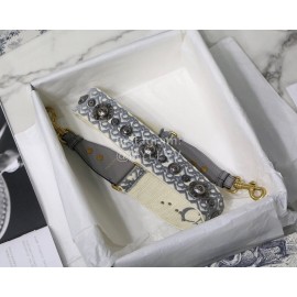 DIOR Oblique Jacquard Shoulder Strap Grey