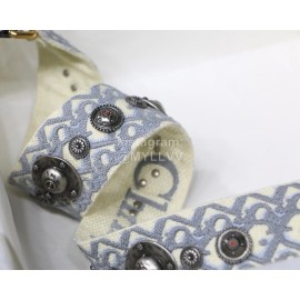 DIOR Oblique Jacquard Shoulder Strap Grey