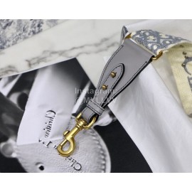 DIOR Oblique Jacquard Shoulder Strap Grey