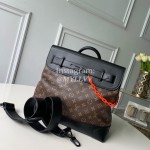 Louis Vuitton Monogram Canvas STEAMER PM Messenger Bag For Men M44473