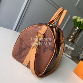 Louis Vuitton M44602 Monogram and Monogram Reverse Canvas SPEEDY BANDOULIÈRE 30 Travel Bags For Women