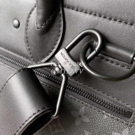 Louis Vuitton Monogram Eclipse Canvas STEAMER PM Messenger Bag For Men M44731