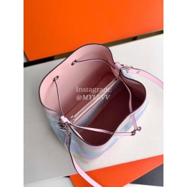 Louis Vuitton Monogram Canvas LV ESCALE NÉONOÉ MM Bucket Bag with A Removable Strap Pastel M45124