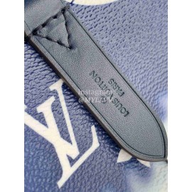 Louis Vuitton Monogram Canvas LV ESCALE NÉONOÉ MM Bucket Bag with A Removable Strap Bleu M45126