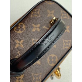 Louis Vuitton M45165 Monogram and Monogram Reverse Canvas Vanity PM Crossbody Cosmetics Bag For Women Yellow