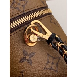 Louis Vuitton M45165 Monogram and Monogram Reverse Canvas Vanity PM Crossbody Cosmetics Bag For Women Yellow