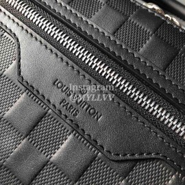 Louis Vuitton AVENUE SOFT BRIEFCASE Damier Infini Leather 15" Laptop Messenger Bag For Men Onyx N41019
