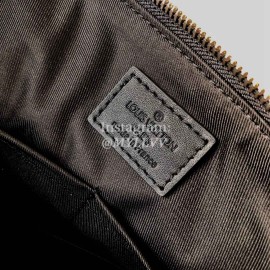 Louis Vuitton AVENUE SOFT BRIEFCASE Damier Infini Leather 15" Laptop Messenger Bag For Men Onyx N41019