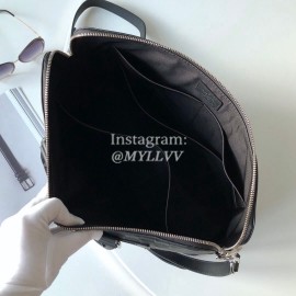 Louis Vuitton AVENUE SOFT BRIEFCASE Damier Infini Leather 15" Laptop Messenger Bag For Men Onyx N41019