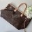 Louis Vuitton Monogram Canvas Neverfull GM Tote Large Size Bag For Women Beige M40990