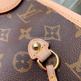 Louis Vuitton Monogram Canvas Neverfull MM Tote Medium Size Bag For Women Pivoine Pink M41178
