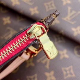 Louis Vuitton Monogram Canvas Neverfull MM Tote Medium Size Bag For Women Pivoine Pink M41178