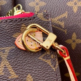 Louis Vuitton Monogram Canvas Neverfull MM Tote Medium Size Bag For Women Pivoine Pink M41178