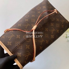 Louis Vuitton Monogram Canvas Neverfull GM Tote Large Size Bag For Women Cherry Cerise Red M41181