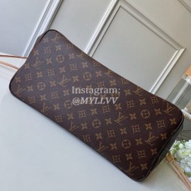 Louis Vuitton Monogram Canvas Neverfull GM Tote Large Size Bag For Women Cherry Cerise Red M41181