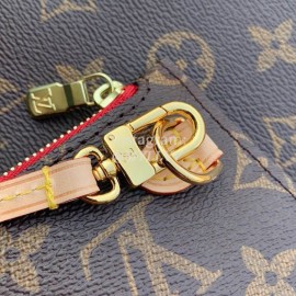 Louis Vuitton Monogram Canvas Neverfull GM Tote Large Size Bag For Women Cherry Cerise Red M41181