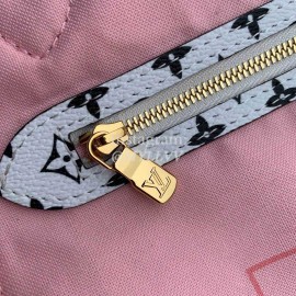 Louis Vuitton Monogram Canvas Neverfull MM Tote Medium Size Bag For Women Rouge Red M44567