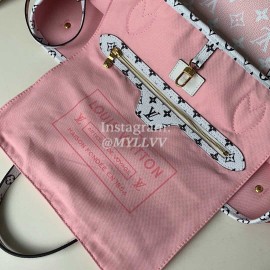 Louis Vuitton Monogram Canvas Neverfull MM Tote Medium Size Bag For Women Rouge Red M44567