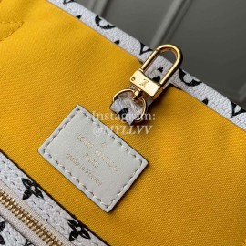 Louis Vuitton Monogram Canvas Neverfull MM Tote Medium Size Bag For Women Pink Purple M44588