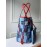 Louis Vuitton Monogram Denim Canvas Neverfull MM Tote Medium Size Bag For Women Blue/Red M44981