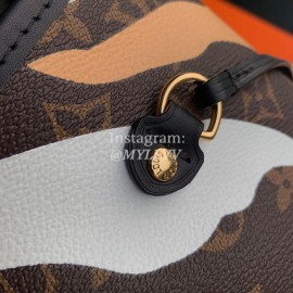 Louis Vuitton Monogram Canvas LVXLOL Neverfull MM Tote Medium Size Bag For Women Gold / Silver M45201