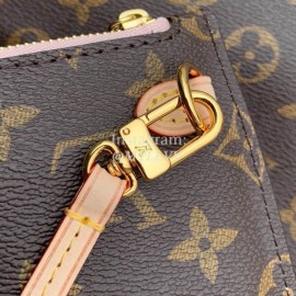 Louis Vuitton Monogram Canvas Neverfull MM Tote Medium Size Bag For Women Pink M50366
