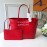 Louis Vuitton Epi Grained Cowhide Leather Neverfull MM Tote Medium Size Bag For Women Coquelicot Red M41159