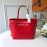 Louis Vuitton Epi Grained Cowhide Leather Neverfull MM Tote Medium Size Bag For Women Coquelicot Red M41159