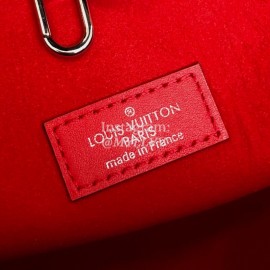 Louis Vuitton Epi Grained Cowhide Leather Neverfull MM Tote Medium Size Bag For Women Coquelicot Red M41159