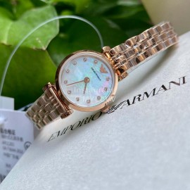 Armani New Quartz Fine Steel Strap Watch For Women