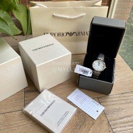 Armani Natural Fritillaria Dial Fine Steel Strap Watch For Women Ar1682