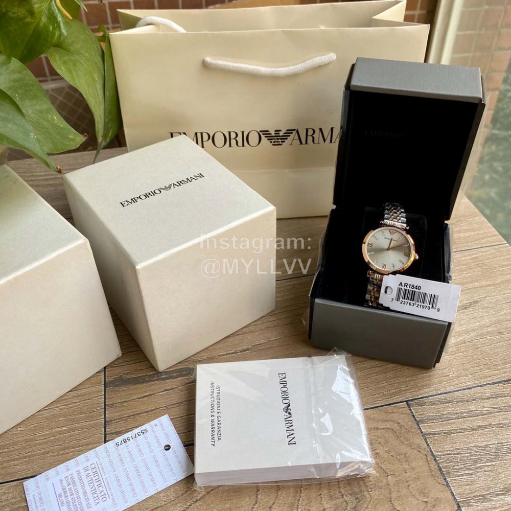 Armani Mineral Glass Mirror Life Waterproof Watch For Women Ar1840