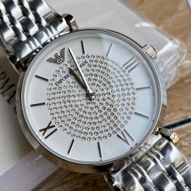 Armani Dial Diameter 32mm 316 Fine Steel Strap Crystal Drill Watch For Women Ar1925